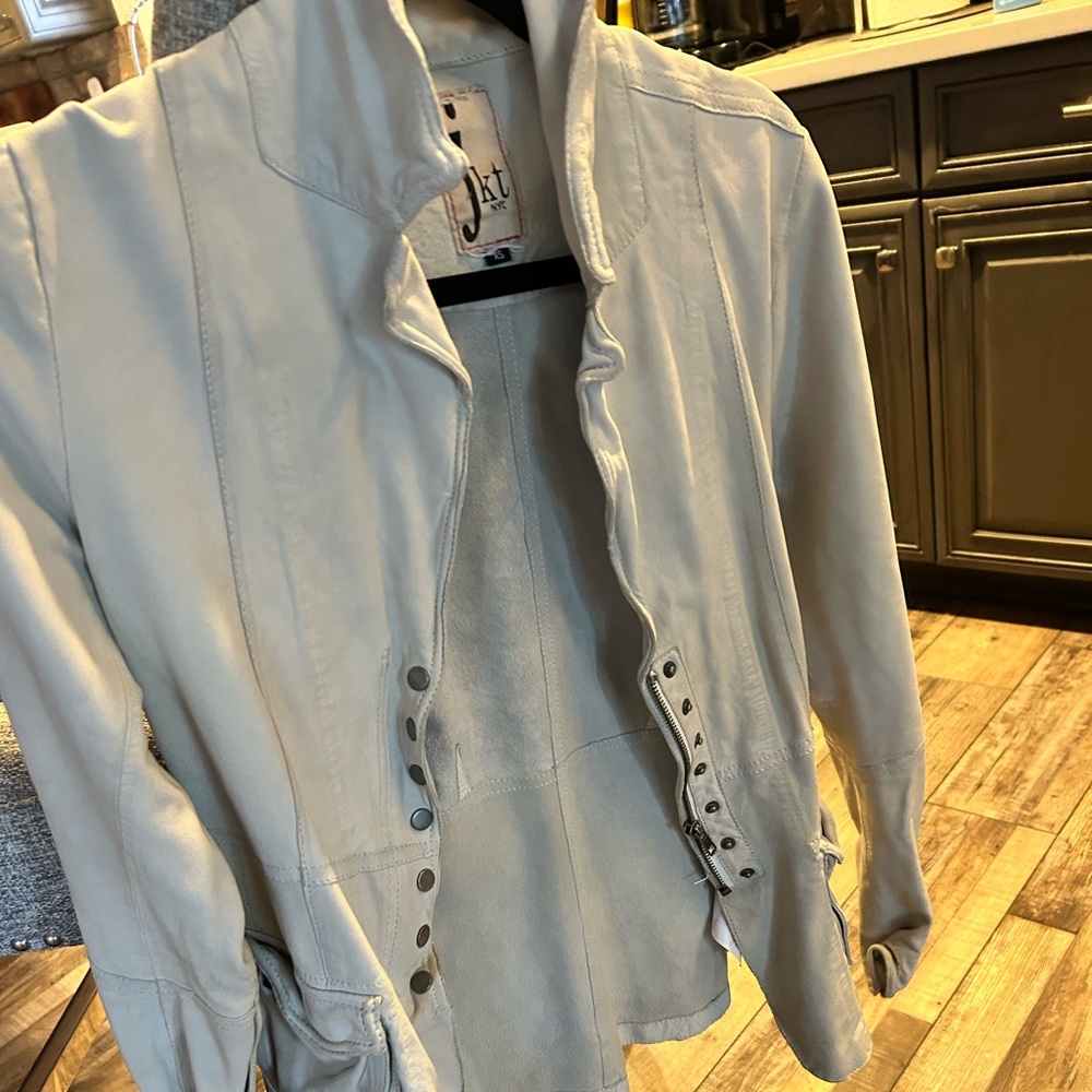 Jakett light weight suede jacket - Picture 2 of 5
